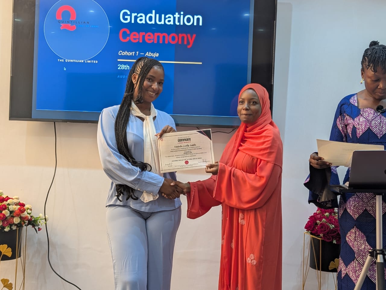 Cohort 1 Abuja graduation ceremony